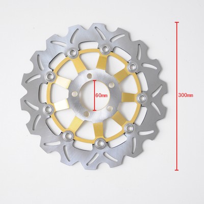 KA Pair Front Brake Disc For Kawasaki ZRX 400 ZZR 250 ZR 550 ZX-6R