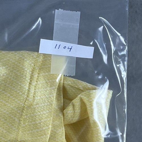 Bobby Jones Golf Polo Shirt Mens Short Sleeve XL Solid Yellow Made In Italy - Picture 11 of 11