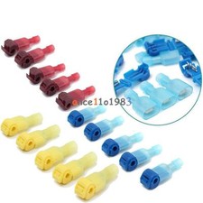 60PCS Car Audio Quick Splice Crimp Terminal  Male Spade Wire Connector 22-10AWG