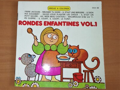 RONDES ENFANTINES VOL. 1 ( LIVRE DISQUE 45 TOURS ) - V4 - | eBay