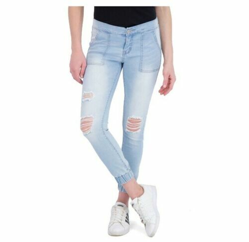 Gogo Jeans Juniors Jogger, Light Wash 