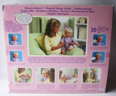 RARE 2002 MIRACLE BABY MIRACLE MOVES LIFE LIKE FACE MATTEL NEW
