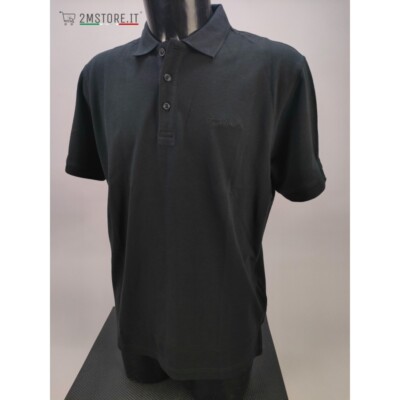 Herren Poloshirt PIERRE CARDIN Paris Piquet Schwarz Regular Fit Größe L Casual