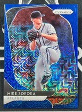 2020 Panini Prizm Baseball Blue Mojo Prizm #170 Mike Soroka /175 BRAVES