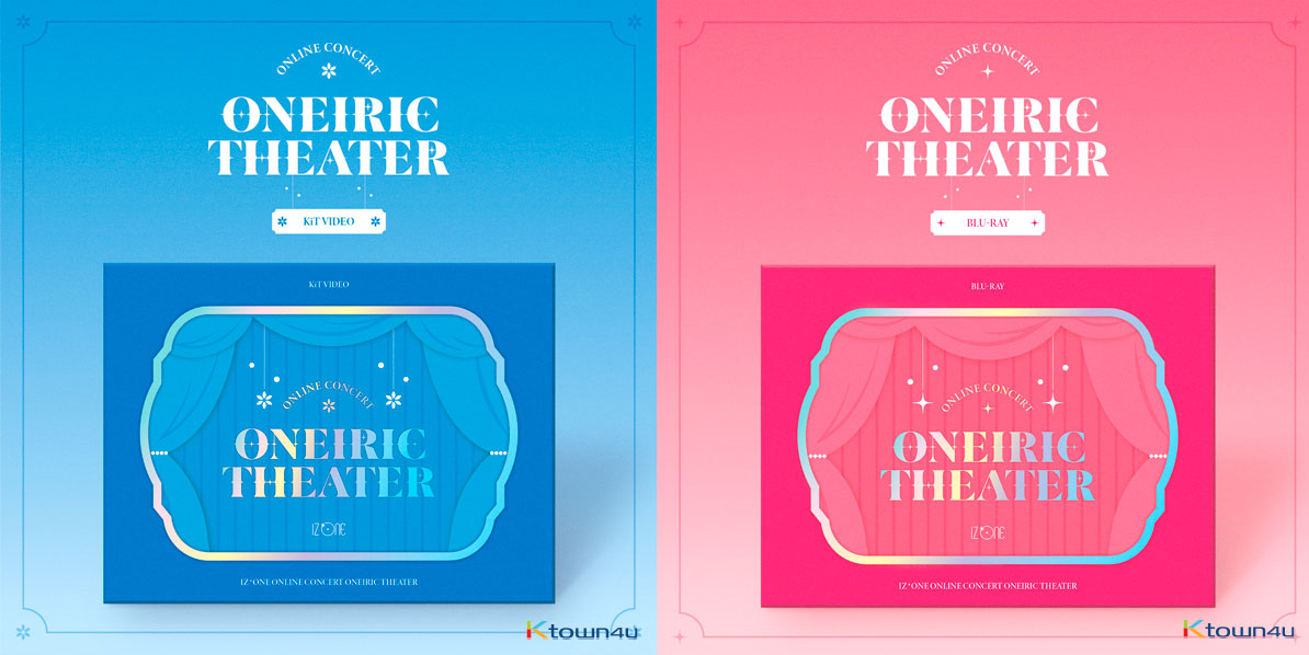 IZ*ONE - ONLINE CONCERT [ONEIRIC THEATER] KIT VIDEO + BLU-RAY SET SEALED  NEW DVD