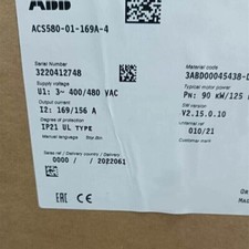 ACS580-01-169A-4 1PCS NEW ABB Frequency Conve...