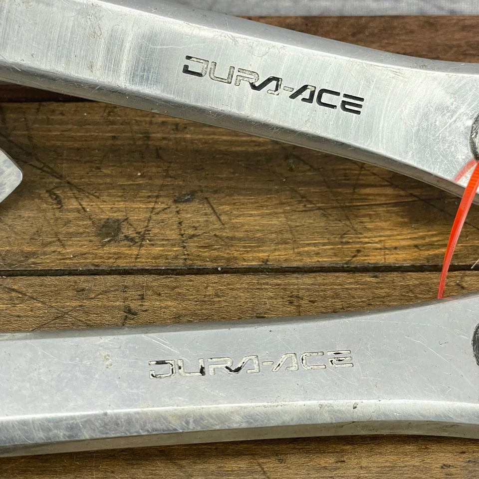 Vintage Shimano Dura Ace Crank Set FC-7400 170 mm Race Cranks 130 mm 1980s A6 - Image 2 of 4