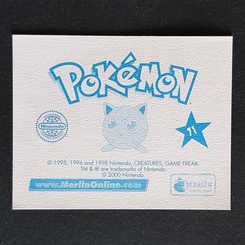 Pokemon "Figurine Adesive Merlin 2000 2a Serie" ENTRA e SCEGLI - Foto 143 di 406