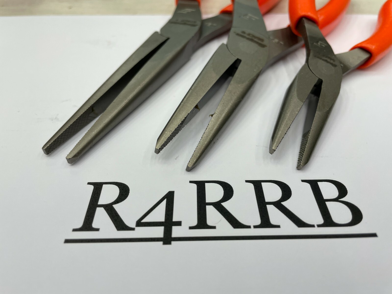 Snap-On Tools USA NEW 3 Piece ORANGE Soft Grip Needle Nose Pliers Lot ...
