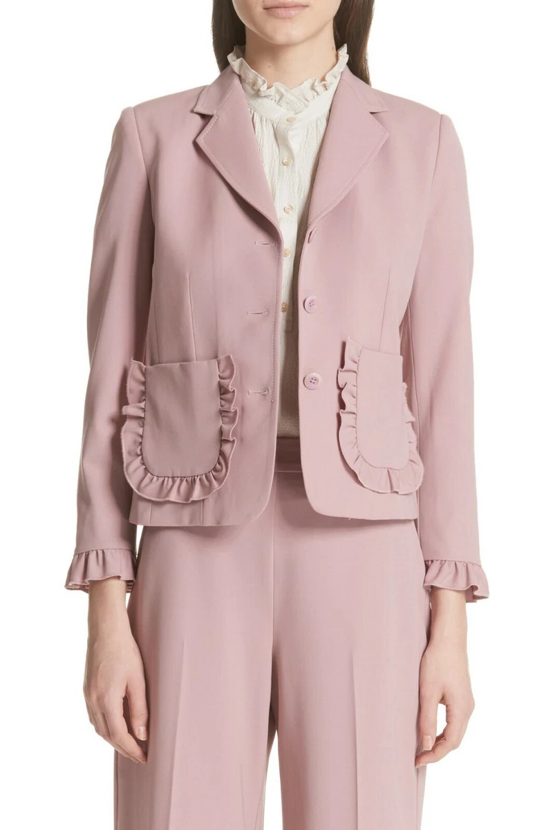 Rebecca taylor ruffle blazer sale