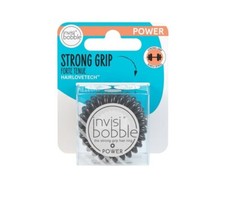 invisibobble Power Hair Elastics -True Black - 3pk