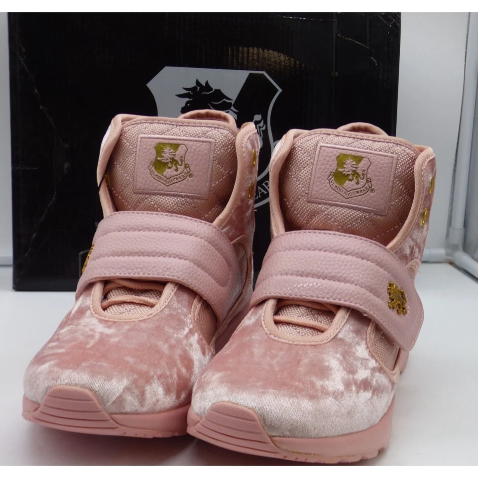 Zapatillas altas Vlado Footware Atlas III de terciopelo para mujer, rosa, talla 7 Foto 3 de 4