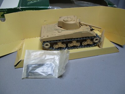 Miniature Solido 1/50 – Char Sherman Bulldozer, Métal, Made In France