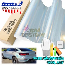 Laser Flip Gloss Sea Breeze Blue Metallic Rainbow Holographic Vinyl Wrap Sticker