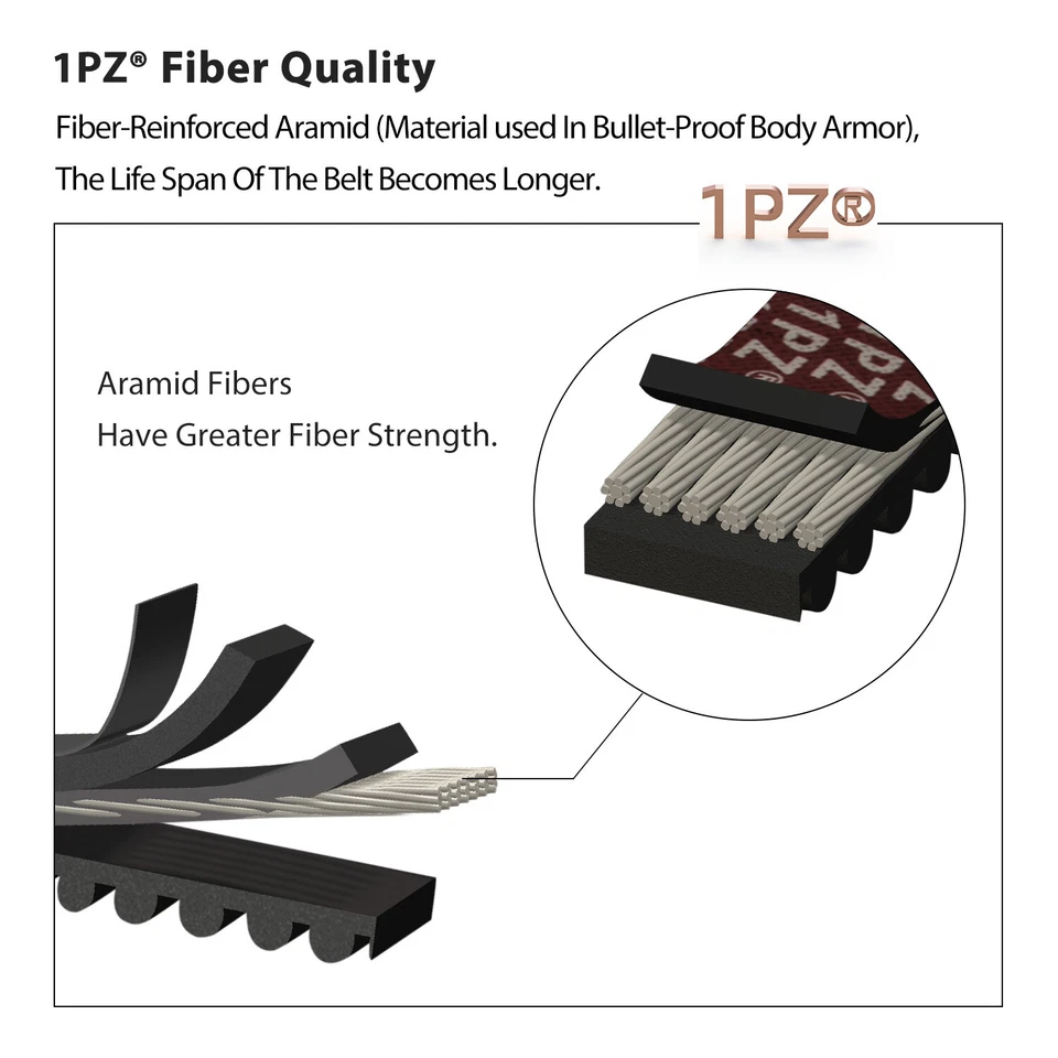 Cinturón para Polaris OEM 3211118 Ranger XP 700 800 Ranger 700 800 Crew 6x6 4x4 05-17 Foto 4 de 4