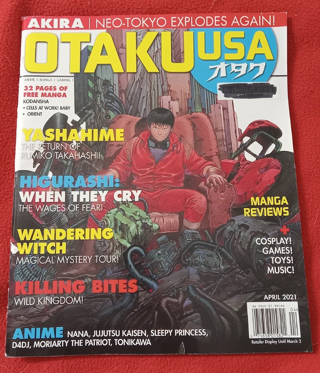 Otaku USA 6 Magazines 2021 February April June August October