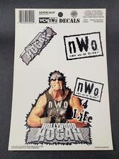 VINTAGE WCW HOLLYWOOD HULK HOGAN NWO STATICALS STATIC DECALS CLINGS UNUSED 1998