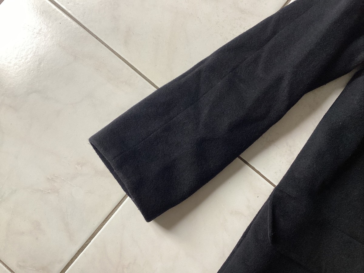 Veste Yumi Bomber - Taille 40, Gris Foncé Rayé Bleu - Laine, Très Bon état - Occasion Légère, Style Décontracté Chic