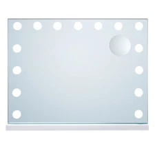 23" Tabletop Hollywood Makeup Mirror w 15 LED Lights for Bedroom Beauty Salon a