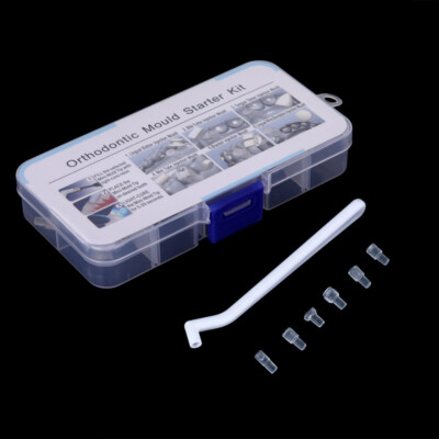 10x Dental Orthodontic Mould Starter Kit Bracket Lingual Button Tongue Tamer Acc