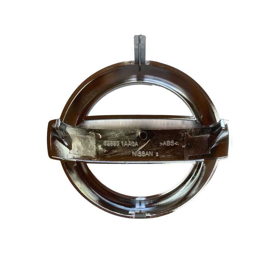 Front Grille Emblem Chrome Silver Logo for Nissan Maxima 2009-2014 - Image 3 of 3