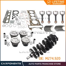For Mercedes-Benz M274.920 2.0T Engine Rebuild Kit Crankshaft Conrod Bearing Set