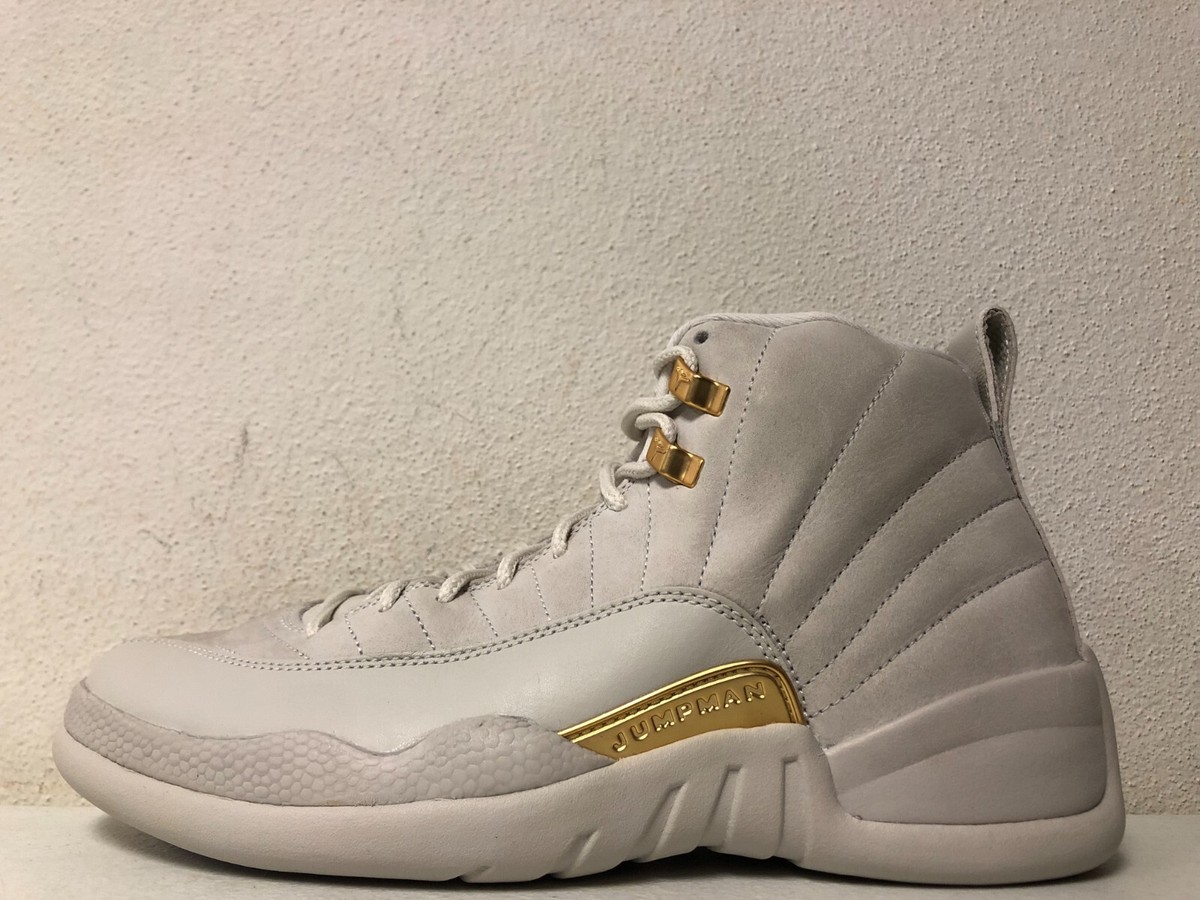 Nike Women's Air Jordan 12 Retro Phantom Metallic Gold FD9101-007