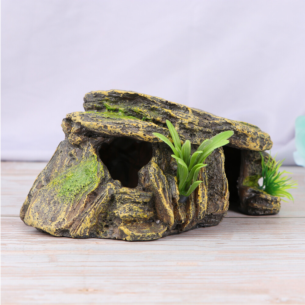 Schildkröten Sonnenplattform Aus Stein - Robuste Kletterplattform Für Aquarium & Terrarium