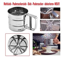 Mehlsieb - Puderzuckersieb - Sieb - Puderzucker - Dekorieren- Neu!!!