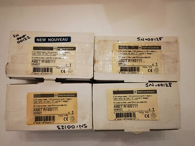 1PCS new TELEMECANIQUE ABE7 R16S111 054527 E.M. relay base ABE7-R16S111