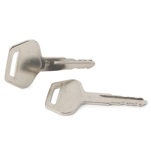 Ignition Keys Metal Fit For Komatsu Excavator Dozer Loader #787 #TR261434 2pcs - Picture 4 of 8