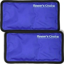 Rester's Choice Cold & Hot Gel Packs (2 Pack) 5x10 in. Reusable,  Microwavable