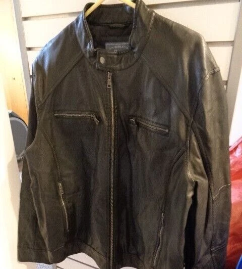 Bass Men's XL Black Bomber Winter Lined Jacket Zipper NEW with TAGS