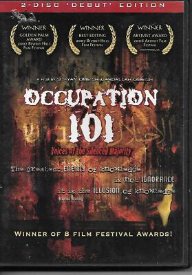 Occupation 101 Voices of the silence Majority-dvd
