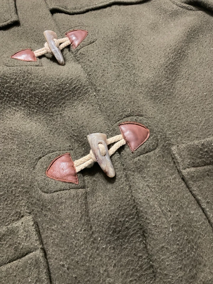 Винтажный 90-х разрыв спортивное пальто Sz M оливковый рыбак клетку одеяло с подкладкой редкая - Изображение 2 из 4