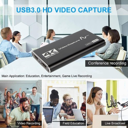 1Pck HD 1080P 60Hz 4K Video Capture Card Zero Lag Loop Out HDMI USB 3.0 Device - Photo 11/11