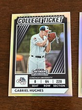 2022 Elite Extra Edition Optic College Ticket Holo Prizm Gabriel Hughes #13