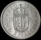 Photo of a 1963 Elizabeth II Shilling from an eBay listing that sold on Jul 10, 2026