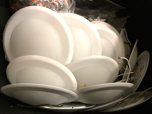 Lot 35 Sunco DL_DK56-12W-4K LED 12W 4000K Daylight 850 Lumens Disk Light 7.5"