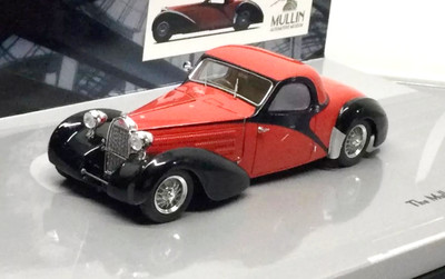 1/43 MINICHAMPS 1939 BUGATTI 57C ATALANTE MULLIN MUSEUM N/ILARIO/CHROMES/HECO