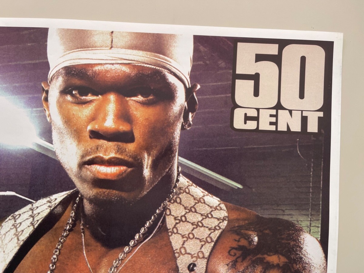 50 CENT, GET RICH OR DIE TRYIN' RARE REPRODUCTION 2000's POSTER | eBay
