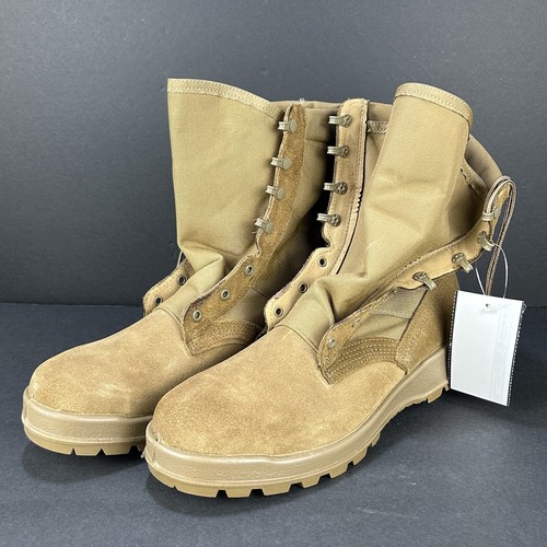 Belleville Hot Weather Steel Toe Tactical Boots in Coyote Size 11 AFSTC 2413-18 - Picture 4 of 18