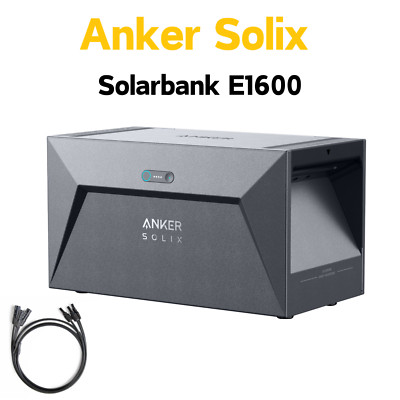 Anker SOLIX Solarbank E1600 1600Wh mit integr. 0W Schalter, LiFePO4 Akku,0% MwSt