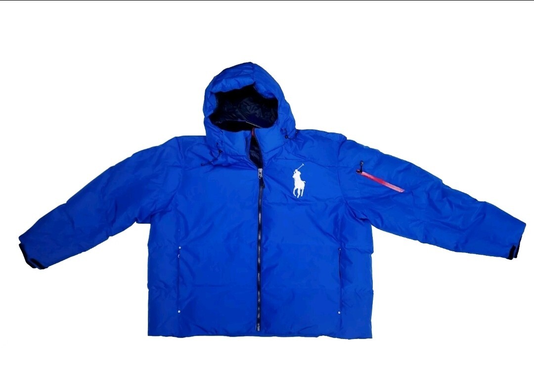 Polo RALPH LAUREN uomo 4XB giacca grande pony cappotto DUCK DOWN Tirolo con cappuccio PARKA nuovo