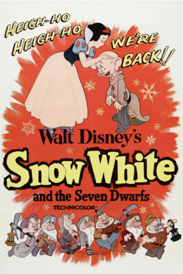 Snow White And The Seven Dwarfs Movie Wall Art Home Decor - POSTER