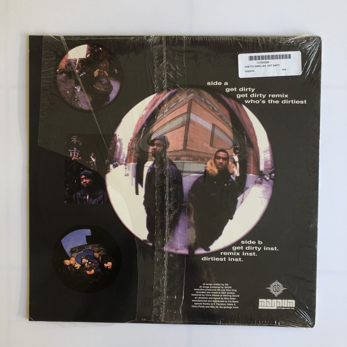 1999 Vintage Ghetto Dwellas Get Dirty Who's The Dirtiest 12” Vinyl