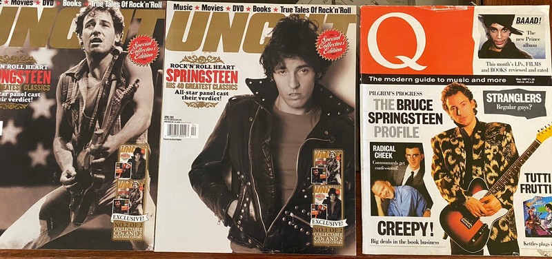 1987 Q Magazine Featuring Bruce Springsteen Plus 2 Uncut 2003 Special Magazines