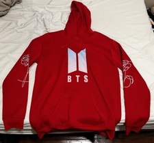 Red BTS Hoodie
