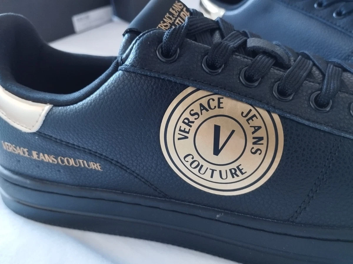 Zapatillas Versace de hombre  color negro, talla 43 , estado nuevo con etiqueta 