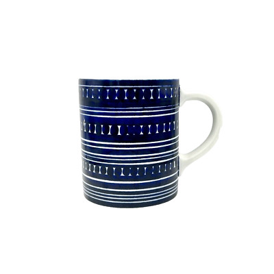 Arabia Finland GOG/IP Gunvor Olin-Gronqvist Mug Handpainted Geometric MCM Signed